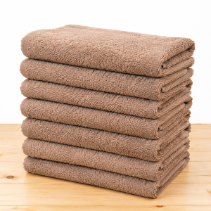 Premium Light Brown Massage Table Towel