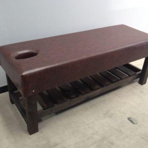 Thai Massage Table 80cm Wide – Professional Strength with Storage Shelf